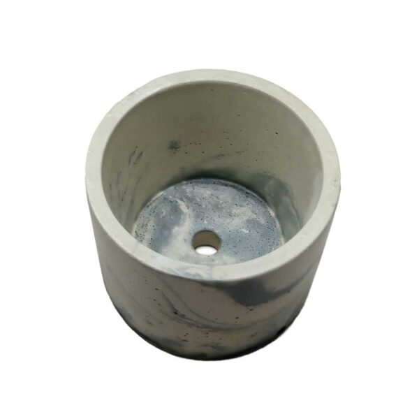Cylindrical Concrete Planter
