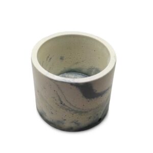 Cylindrical Concrete Planter